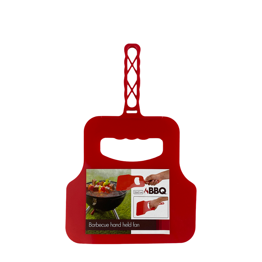 BBQ Grillventilator rot 32x21cm