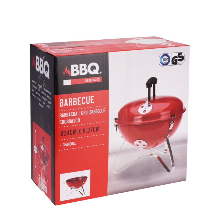Pic Grilltisch Barbecue rund rot ø34cm