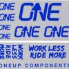 Oneup-Komponenten-Aufkleberset