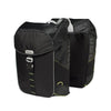 Basil Miles Double Bag - wasserdichte Doppel-Fahrradtasche, unisex, sportlich, schwarz-lime