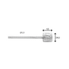 Schalt-Innenzug Elvedes 4000mm Edelstahl Slick Ø1.1mm Shimano Sram N-Nippel (auf Karte)