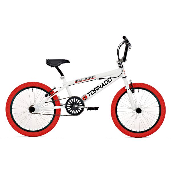 Royal Freestyle 20 Royal Bugatti White mit roten Reifen