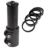 M-Wellenhöhe Adapter 28,6 115 28,6 mm Schwarz