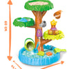 Strandspielzeug Zanden Wassertabelle mit Accessoires 16-piefe