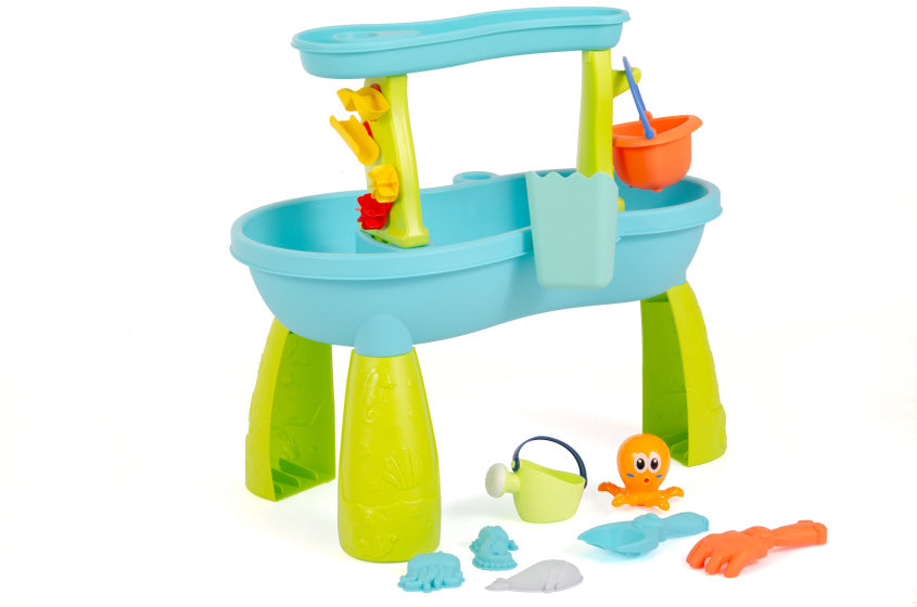 Strandspielzeug Zanden Wassertabelle mit Accessoires 19-piefe