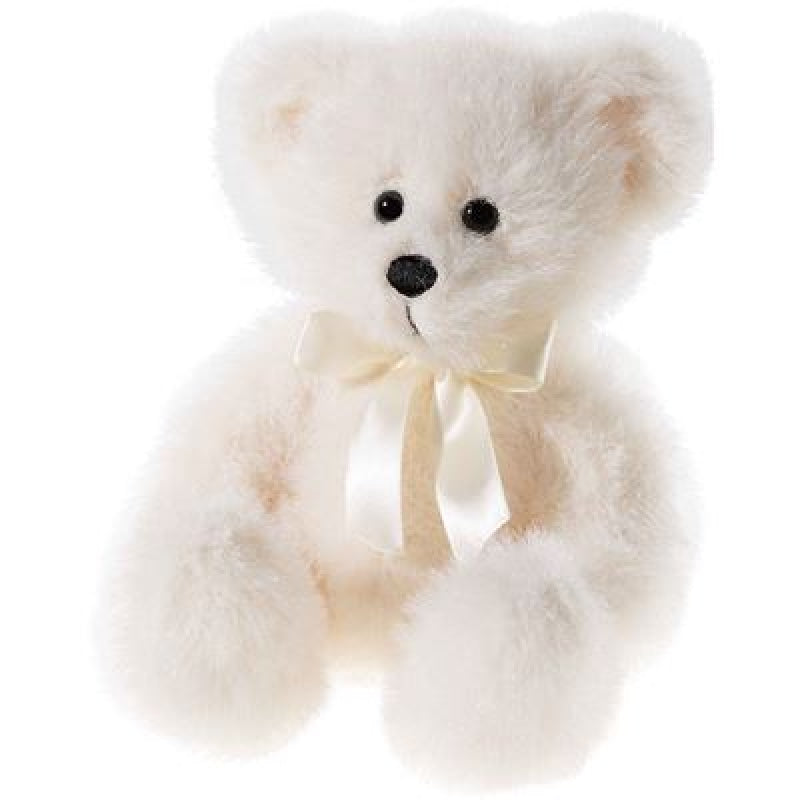 Heunec Bär Klassiker mit Schleife, creme (18cm)