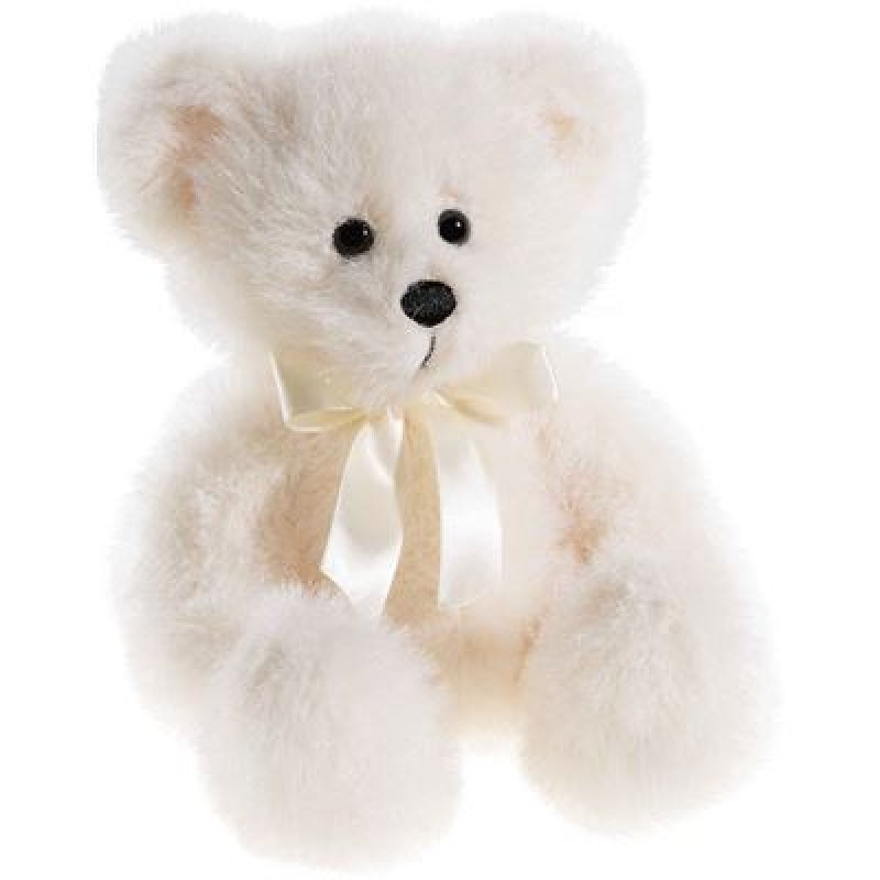 Heunec Bär Klassiker mit Schleife, creme (23cm)