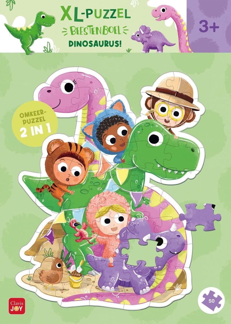 Clavis Biest XXL-Puzzle – Dinosaurier!