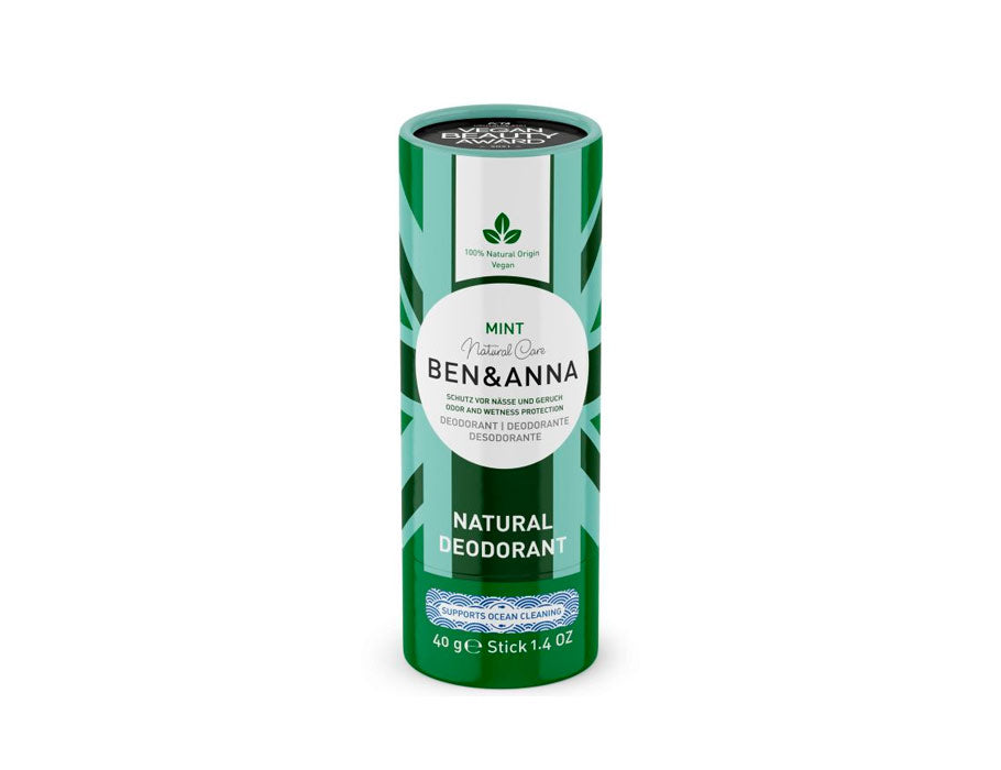 Ben Anna Deodorant in Papierube Minze 40 Gramm