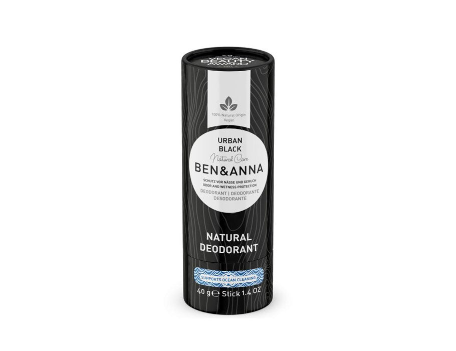 Ben Anna Deodorant in Papertube Urban Black 40 Gramm