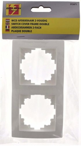 Benson 2-fach Abdeckrahmen weiß - 4650018