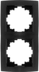Benson 2-fach Abdeckrahmen schwarz - 4650038