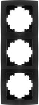 Benson 3-fach Abdeckrahmen schwarz - 4650039