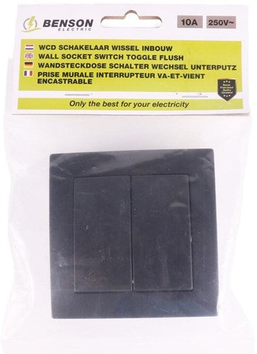 Benson Einbauschalterserie schwarz – 4650035