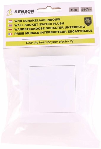 Benson Einbauschalter weiß – 4650014