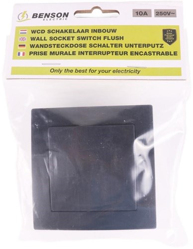 Benson Einbauschalterwechsel schwarz – 4650034