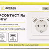 Benson Einbausteckdose RA + USB + USB-C weiß - 4650012