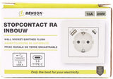 Benson Einbausteckdose RA + USB + USB-C weiß - 4650012 - afbeelding 2