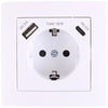 Benson Einbausteckdose RA + USB + USB-C weiß - 4650012