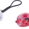 Benson LED-Fahrradlampenset mit elastischem Mini 2-teilig rot weiß - 5700335
