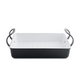 Berghoff Eclipse Auflaufform aus schwarzer Keramik, 33 x 24 x 7 cm