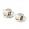 Berghoff Eclipse Espressotasse mit Codriez-Teller, 2 Stück