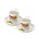 Berghoff Eclipse Kaffeetasse mit Codriez-Teller, 2 Stück