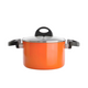 Berghoff Eclipse Kochtopf mit Deckel orange ø16cm