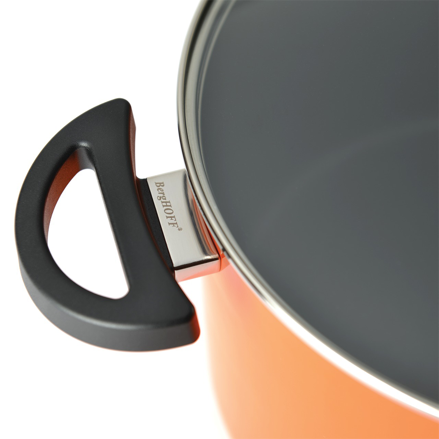 Berghoff Eclipse Kochtopf mit Deckel orange ø16cm