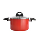Berghoff Eclipse Kochtopf mit Deckel rot ø16cm