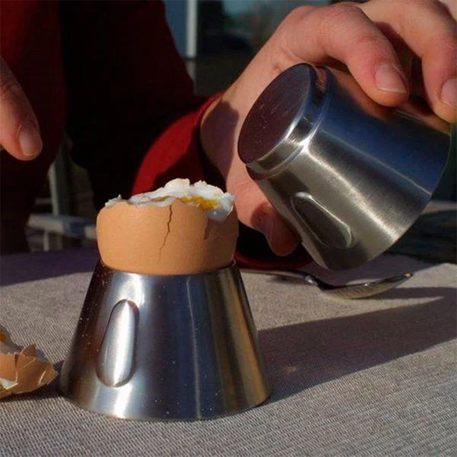 Berghoff Eierbecher mit Salzstreuer 2-teilig