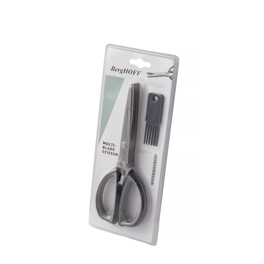 Berghoff Essentials-Schere mit mehreren Klingen und Bürste