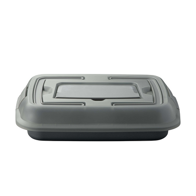 Pic Berghoff Edelstein-Backform mit Deckel und Ausstecher grau