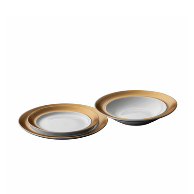Berghoff Edelsteinteller-Set Weißgold 3-teilig
