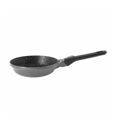 Berghoff Edelstein-Bratpfanne mit abnehmbarem Griff, bleib kühl, grau, ø20 cm