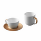 Berghoff Gem Kaffee-Tee-Set Weißgold 3-teilig