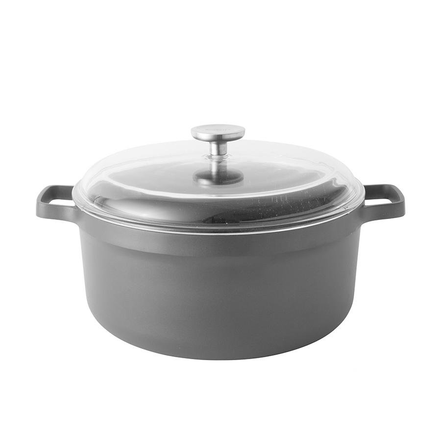 Berghoff Edelsteinkochtopf mit Deckel schwarz ø28cm