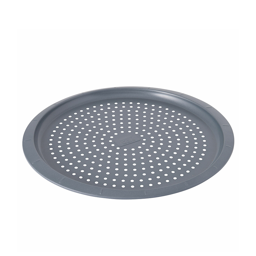 Berghoff Gem Pizzateller perforiert grau 36x34,5x1,5cm