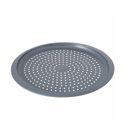Berghoff Gem Pizzateller perforiert grau 36x34,5x1,5cm
