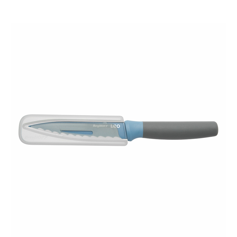 Berghoff Leo Lite Universalmesser mit Wellenschliff und Schutzhülle