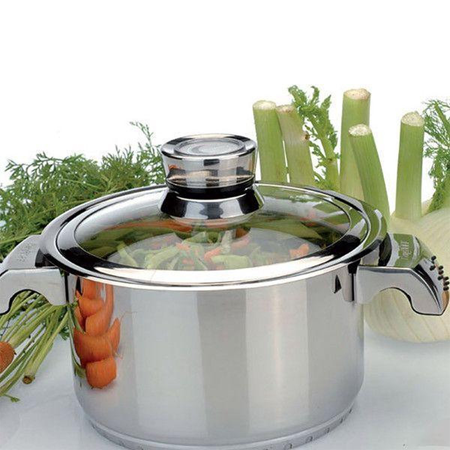 Berghoff Orion Kochtopf mit Glasdeckel ø24cm 6,8l