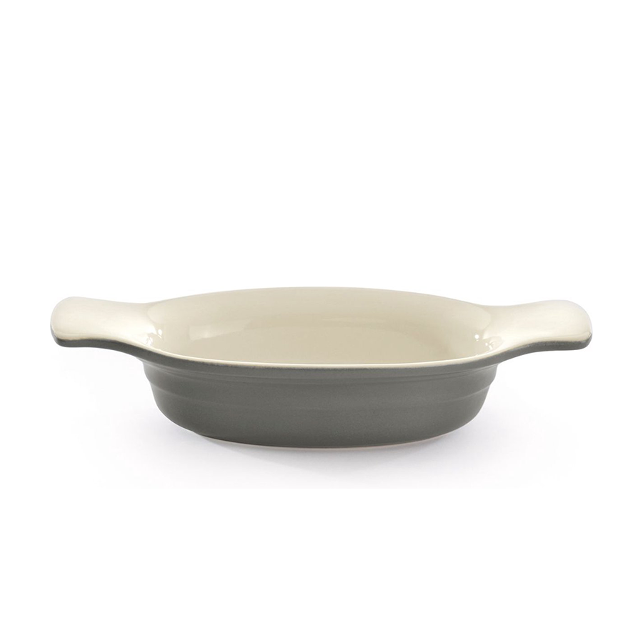 Berghoff Auflaufform oval grau 24,5x12cm