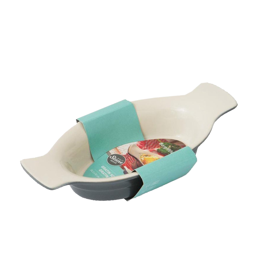 Berghoff Auflaufform oval grau 24,5x12cm