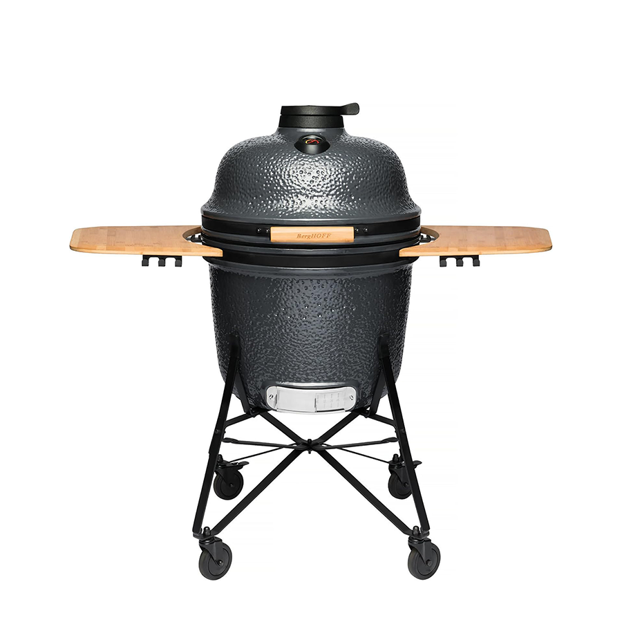 Berghoff Ron Keramikgrill groß steingrau 58cm 8-teilig