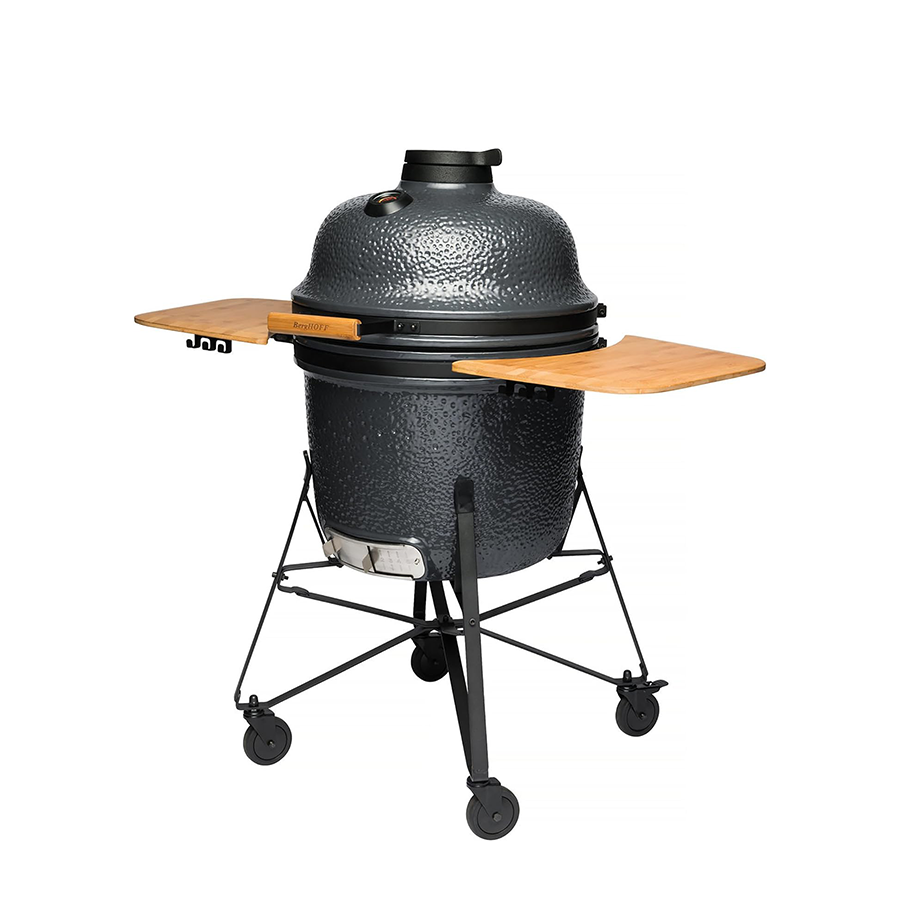 Berghoff Ron Keramikgrill groß steingrau 58cm 8-teilig