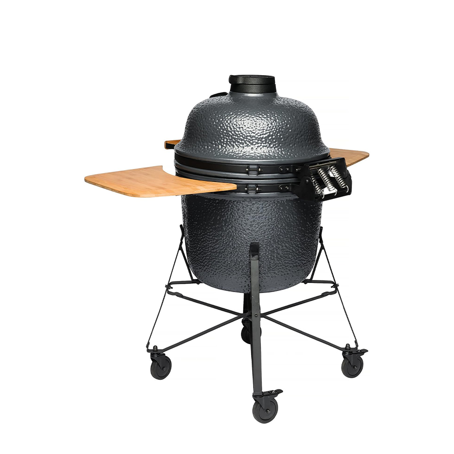 Berghoff Ron Keramikgrill groß steingrau 58cm 8-teilig