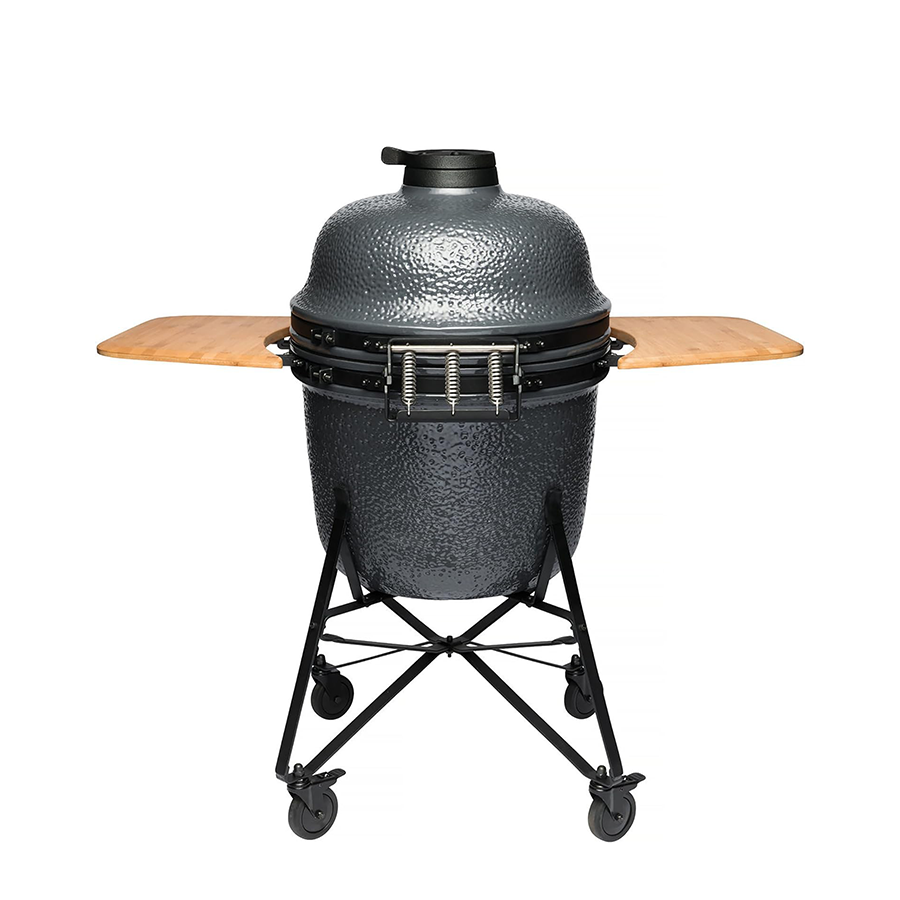Berghoff Ron Keramikgrill groß steingrau 58cm 8-teilig