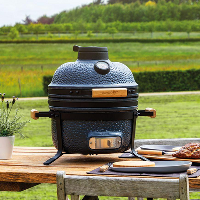 Berghoff Ron Keramikgrill mittel steingrau 40cm 5-teilig