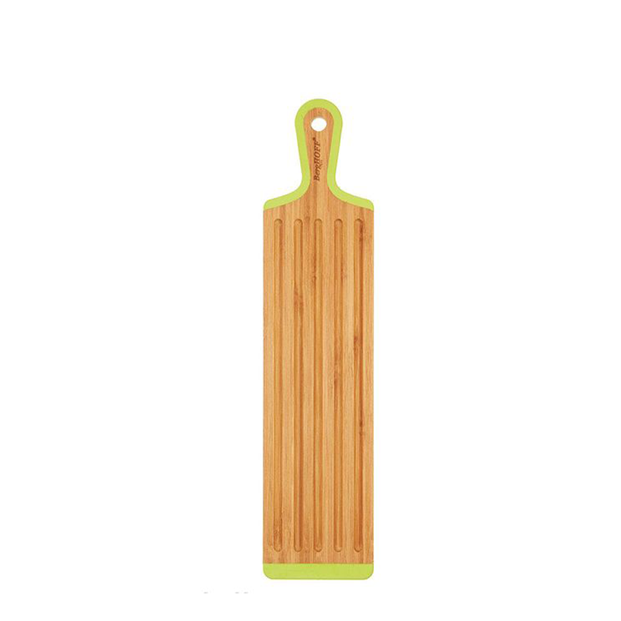 Berghoff Schneidebrett lang mit Griff Bambus 43x10x1,6cm