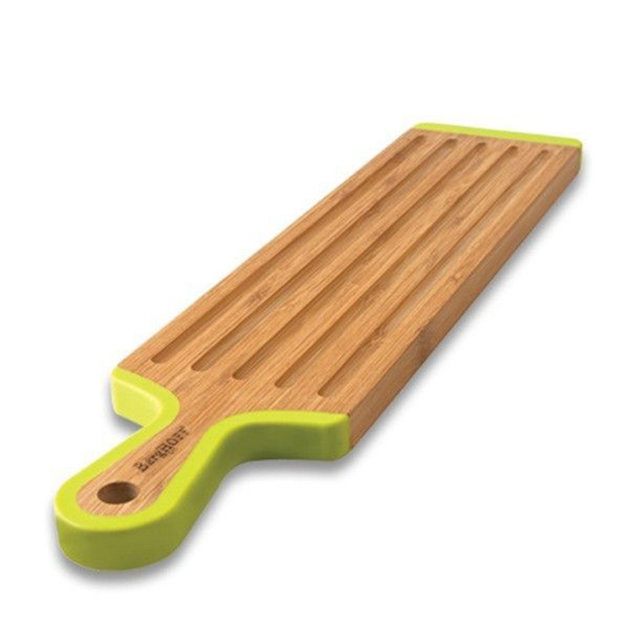 Berghoff Schneidebrett lang mit Griff Bambus 43x10x1,6cm